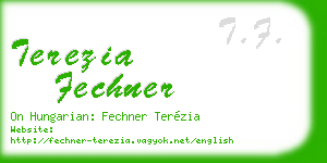terezia fechner business card
